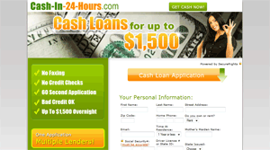 Cash In 24 Hours