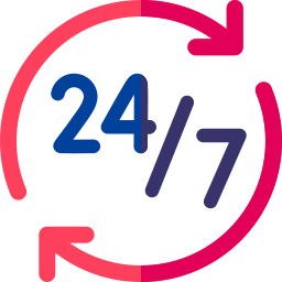24/7 icon