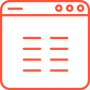 Orange custom filters and lead targetting icon
